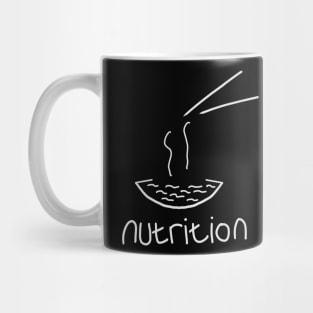 Nutrition Food Hand Drawing Mug